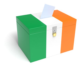 Irish Flag Ballot Box