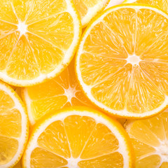 background of lemon slices