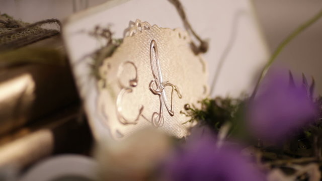Initials newlyweds