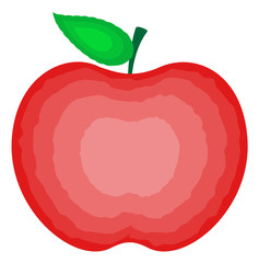 Abstract Apple Shape