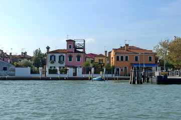 Colorful island Burano, near Venice, Italy
