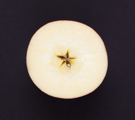 One half of apple