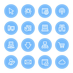 Internet web icons set