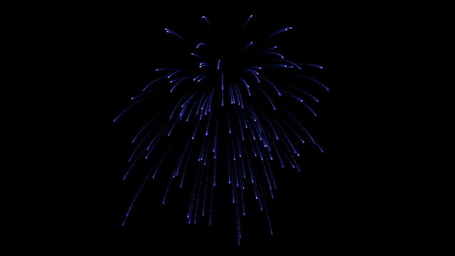 Fireworks. Fifteen individual elements for Screen blending mode