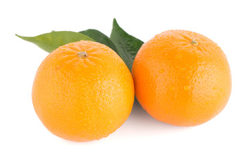 Ripe tangerine or mandarin