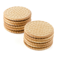 Sandwich biscuits with chocolate filling