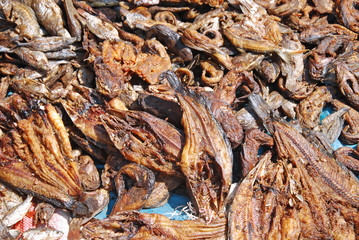 The market across the street from Village of Pomerini - The sell