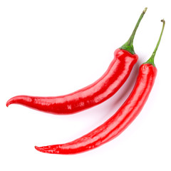 chili pepper isolated on a white background