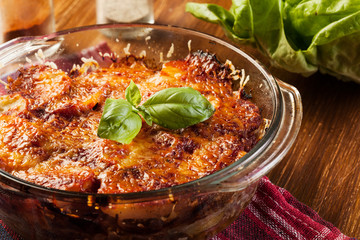 Potato and meat casserole