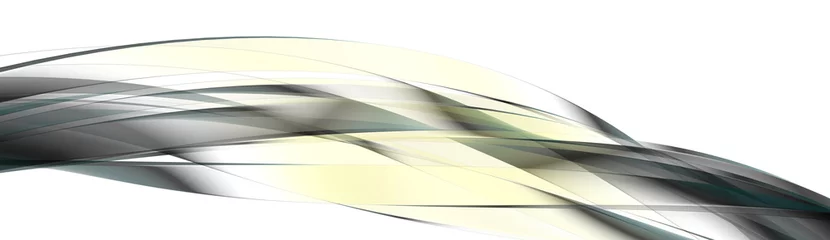 Crédence de cuisine en verre imprimé Vague abstraite abstract panorama