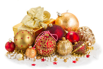 Pile of Christmas balls