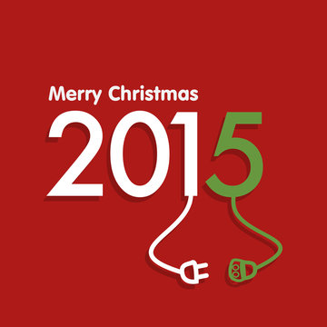 2015 christmas design vector illustration