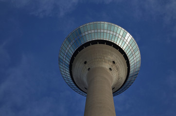 the television tower in Dusseldorf Germany, November 2014