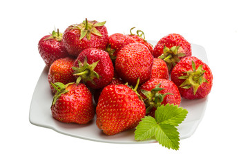 Strawberry in the bowl