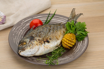 Grilled dorado