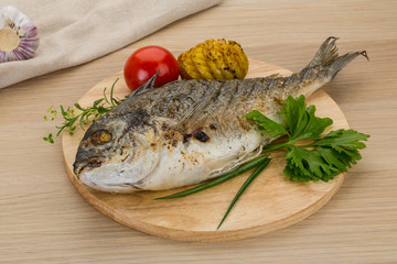 Grilled dorado