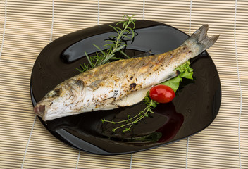 Grilled seabass
