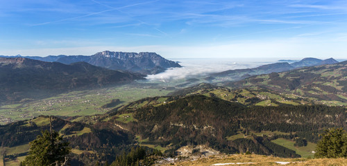 Fototapeta na wymiar Panorama Salzachtal
