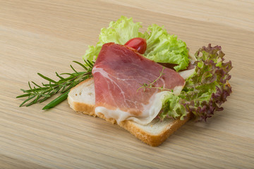 Fototapeta premium Prosciutto sandwich