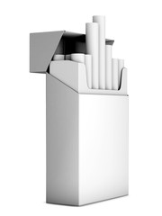 Flip-top hard cigarette pack