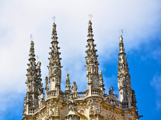 Fototapeta na wymiar Catedral de Burgos, arquitectura gótica, España