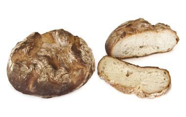 bread baked in a traditional oven