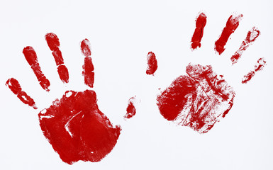 fingerprints and hands