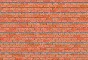 hi-res red small brick wall pattern