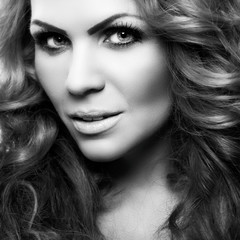 Fototapeta premium Portrait of a beautiful woman