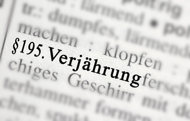 Verjährung