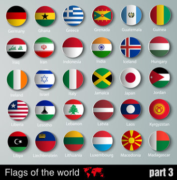 vector Flags of all countries