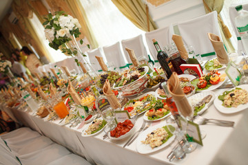 wedding table party catering