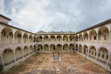 Fototapeta na wymiar Lower Basilica of St. Francis of Assisi