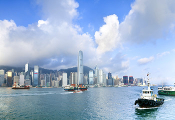 Fototapeta premium View of the skyscrapers