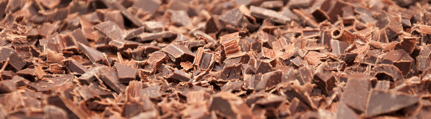 Delicious Czech chocolate cake - closeup view