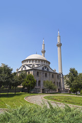 Naklejka premium A small mosque in Bursa city, Turkey.