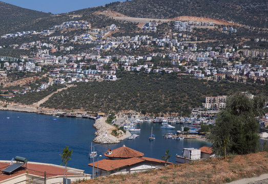 Kalkan town, Mediterranean coast of Turkey