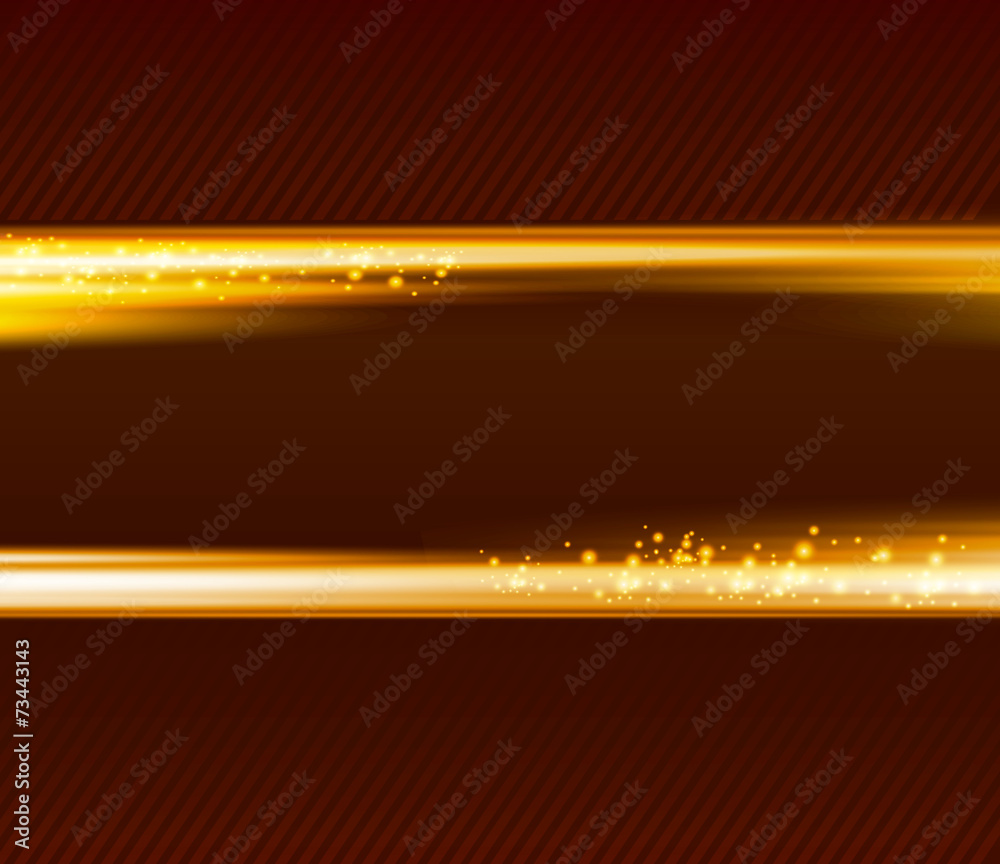 Poster Abstract dark background with  light lines