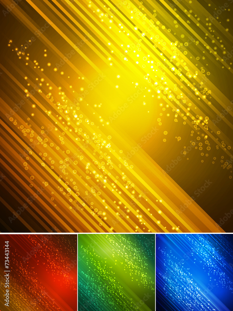 Poster Abstract dark background with  light lines