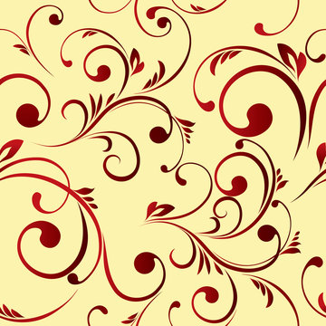 Vector floral seamless