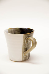 Ceramic coffee cup