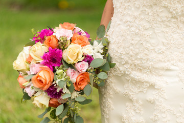 Wedding flower bouquet