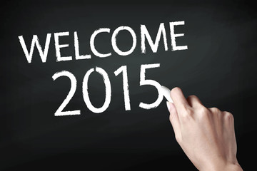 Fototapeta premium Welcome 2015