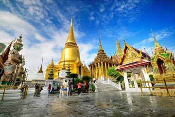 Papier Peint photo Lavable Bangkok Wat Phra Kaeo, Bangkok, Thaïlande