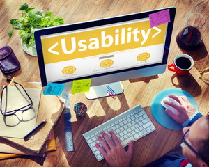 Usability Accesibility Analysing Device Using Concept - obrazy, fototapety, plakaty