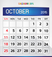 calendar 2015 Magic of Color paper background