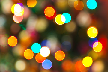 Abstract blurred holiday background