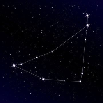 Fototapeta Capricorn constellation