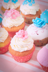 delicious cupcakes for the party