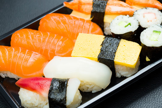 Sushi in box